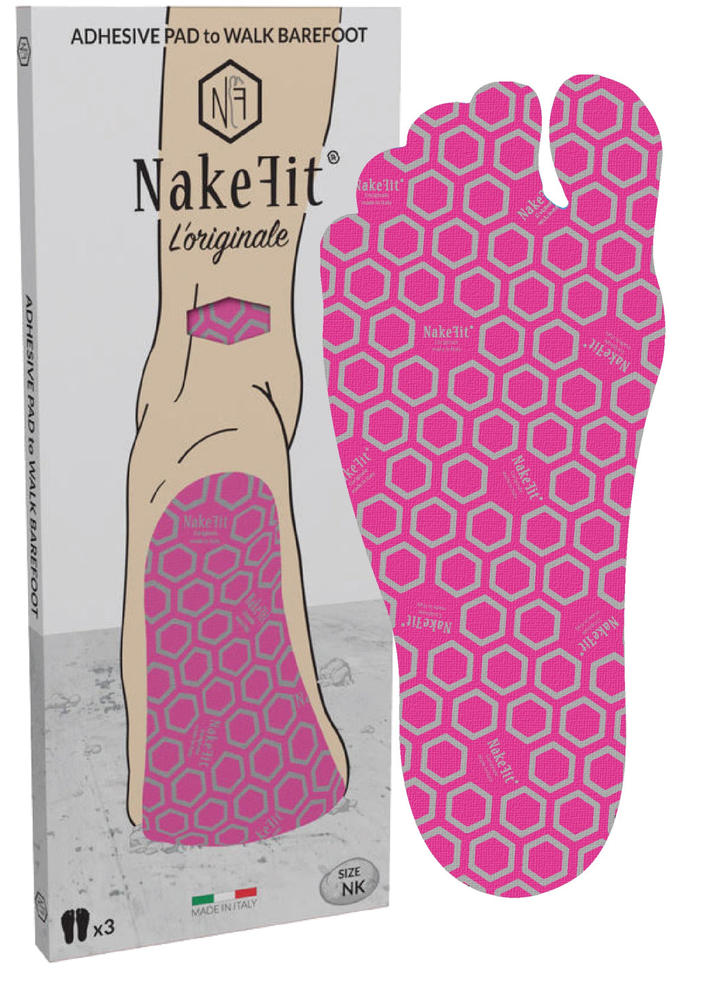 NakeFit Pink ( 3 Pairs )